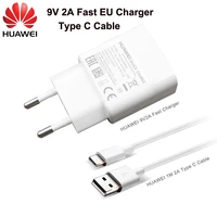 original huawei p10 lite charger 9v2a eu plug charge adapter type c for honor 8x 7x y5 y6 y7 y9 p smart p8 p9 lite mate p20 p30