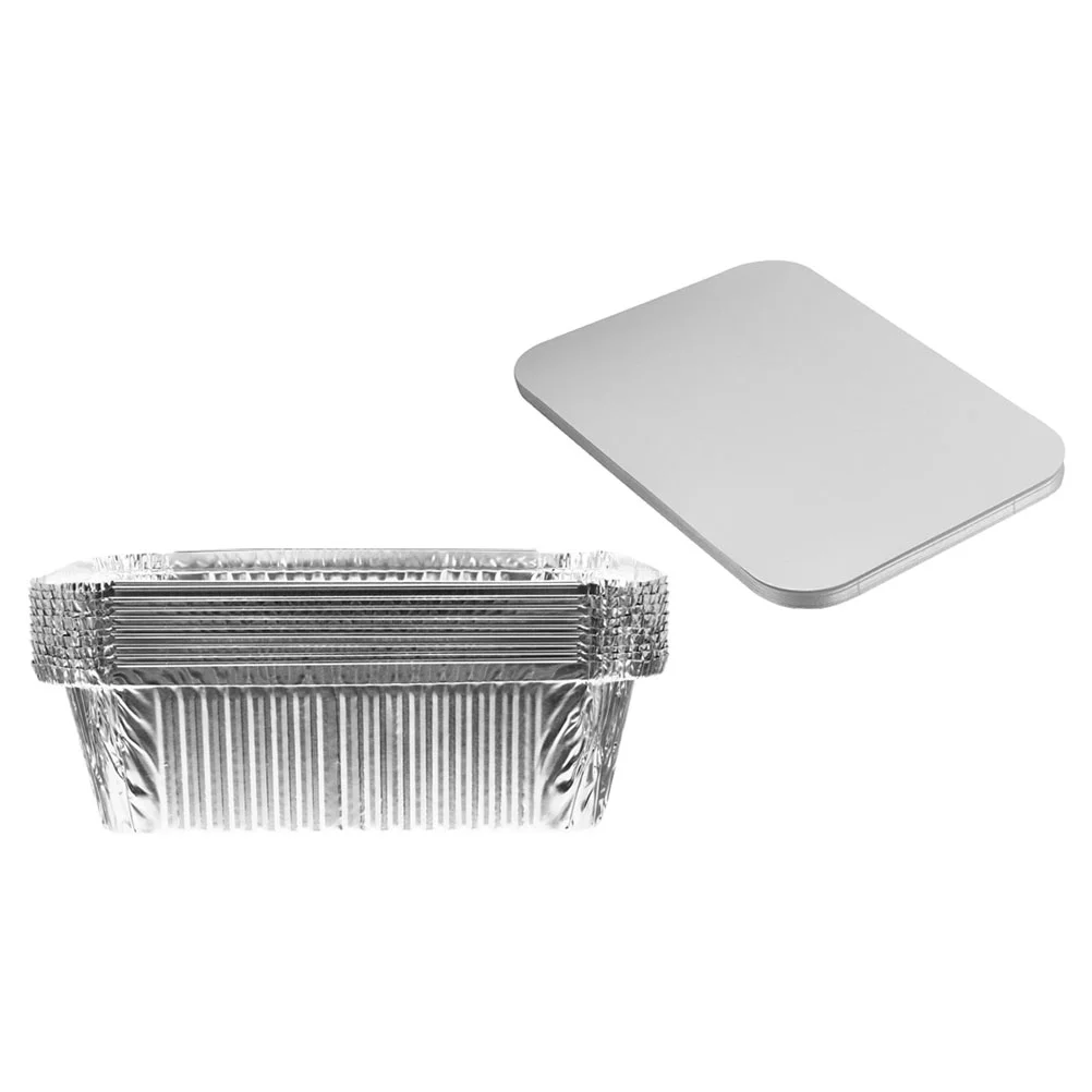 30 шт. жестяная коробка одноразовый горшок алюминиевая фольга с крышкой лотки