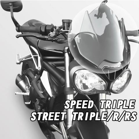 Для TRIUMPH SPEED TRIPLE R/S/RS 2016-2020 STREET TRIPLE R/RS 2017-2022 мотоциклетный спортивный туристический дефлектор лобового стекла