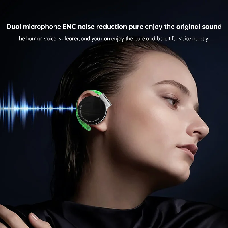 2023 F2 TWS Bluetooth Earphones With Microphones Sport Ear Hook LED Display Wireless Headphones HiFi Stereo Earbuds Recommend enlarge