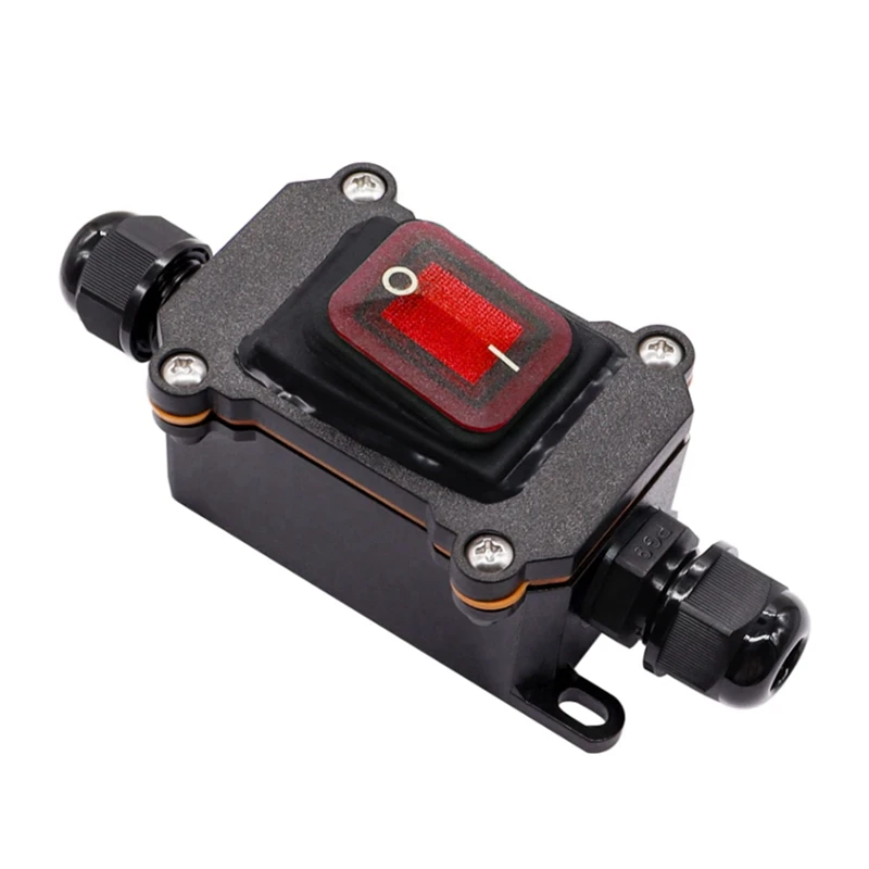 

2X IP67 Waterproof Inline Switch 12V DC 20A High Current Power Waterproof Switch