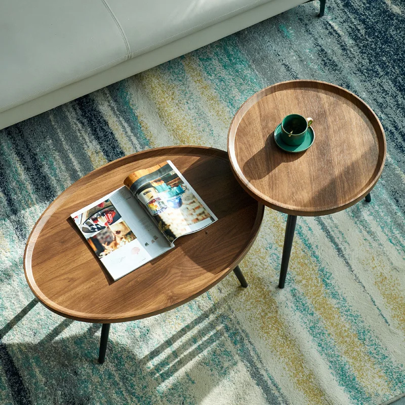 

2023 Light Luxury Nordic Small Apartment Living Room Coffee Table Simple Modern Household round Small Coffee Table