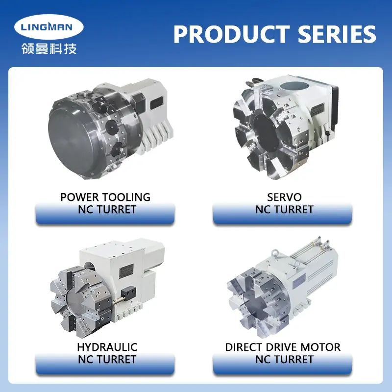 Горизонтальный Токарный револьвер LINGMAN серии HAK38 с высокой жесткостью
