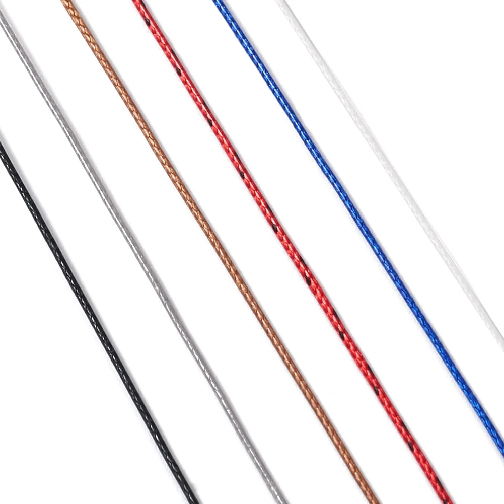 Круглые Вощеные полиэфирные нити 10 м/цвет 0 5 мм вощеные спиральные струны с