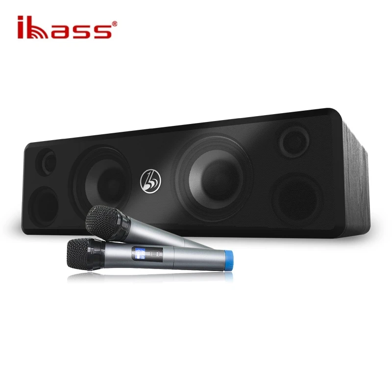 

Home Theater K Song Wireless Bluetooth Speaker Desktop Fever Wood 2.0 Active Hi-fi Computer Mobile Phone Projection Speakers
