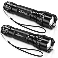 uniquefire 501f xm l2 led mini handheld tactical flashlight 1200lm modes portable pocket torch adjustable focus zoom light lamp