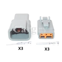 1 set 3p atm04 3p atm06 3s car male plug female socket dtm06 3s dtm04 3p auto waterproof cable socket
