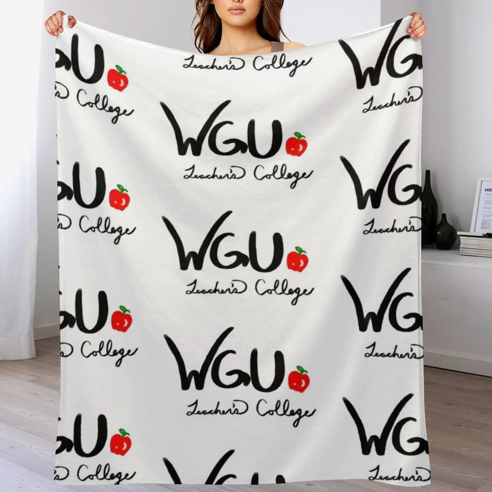 Одеяло для учителей колледжа WGU модные одеяла сна