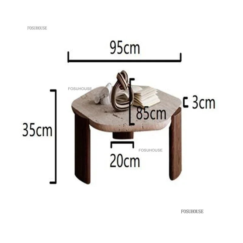 Американская мебель для гостиной скандинавский журнальный столик из