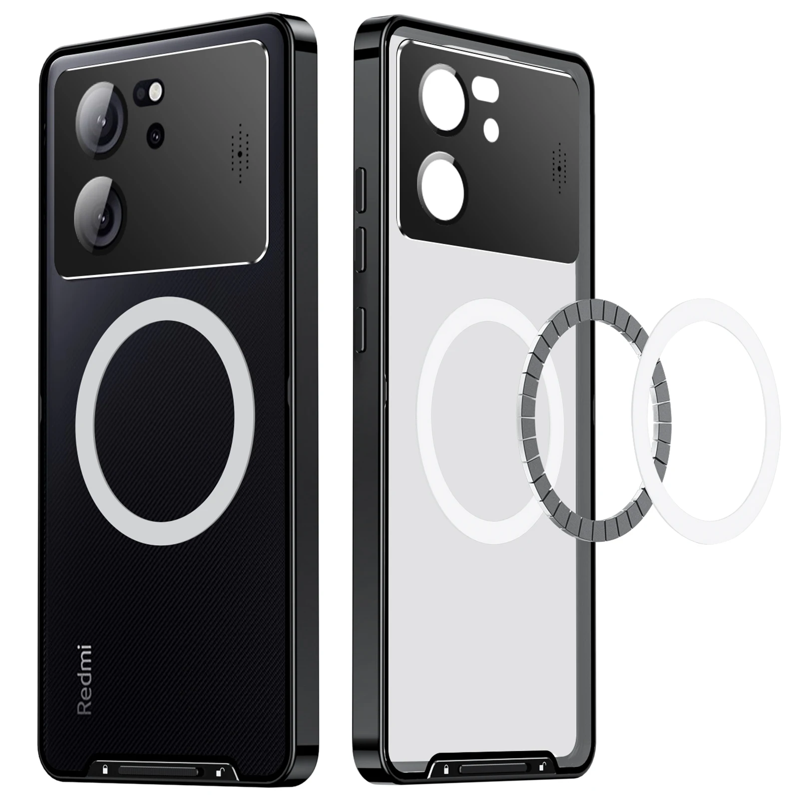 

For Xiaomi Redmi K60 Ultra Case Luxury Aluminum Frame PC Panel Cover Funda For Xiaomi Redmi K60 Ultra Metal Armor Case Magsafe