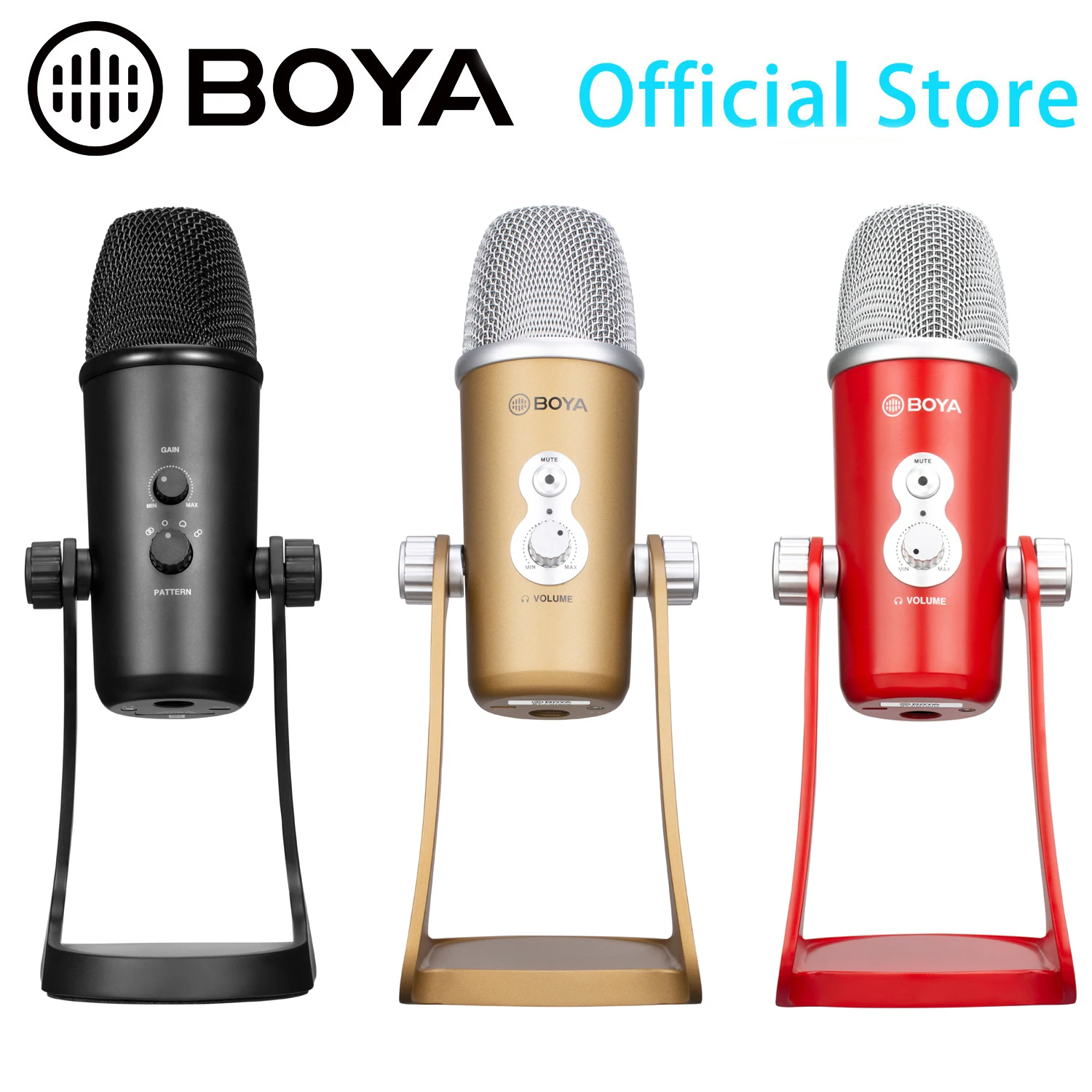 BOYA BY-PM700 профессиональный конденсаторный USB-микрофон для потоковой передачи данных для ПК, Windows, Mac, компьютерная запись Youtube, Запись интервью