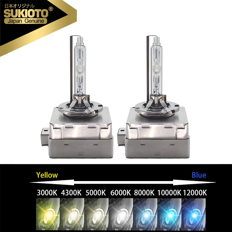 

Ксеноновые лампы SUKIOTO, 2 шт., D1S D2S D3S D4S 35 Вт HID, D1 D2 D3 D4 для Volvo Audi Toyota Mazda Mitsubishi Nissan BMW