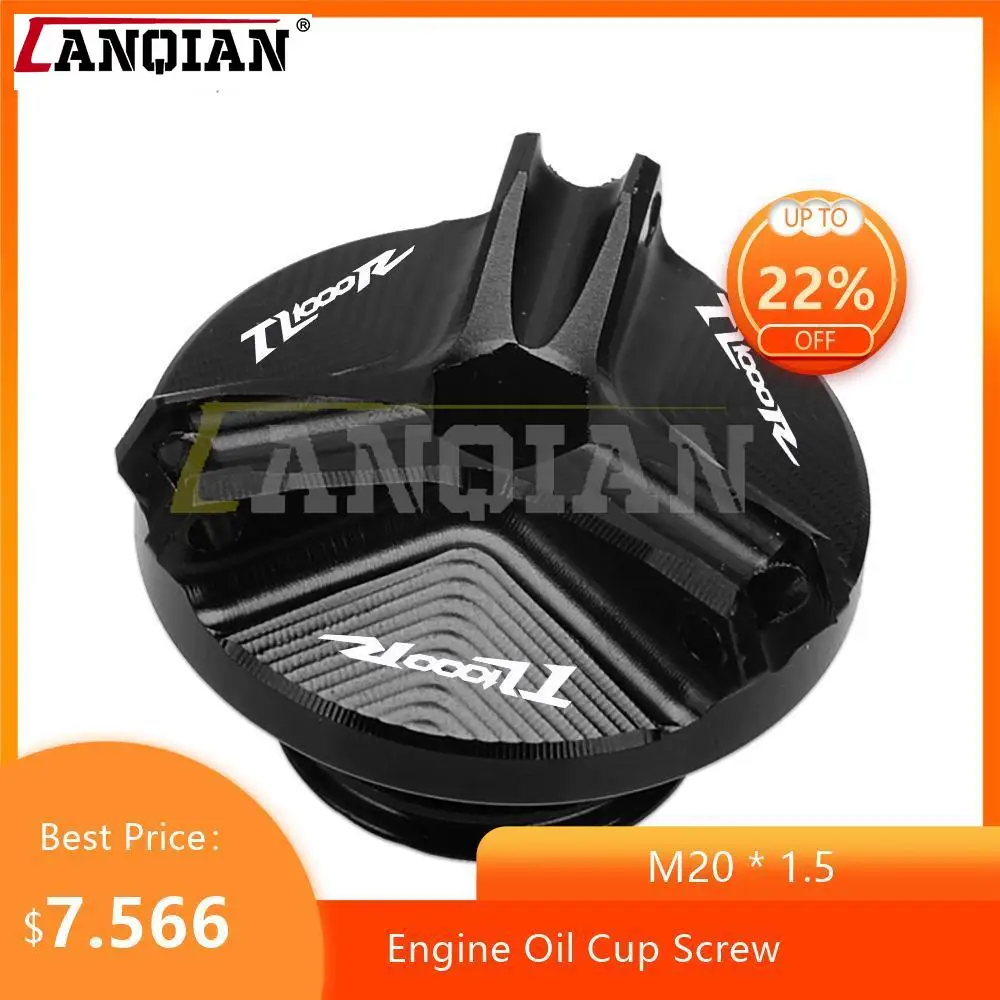 

M20*1.5 Motorcycle Engine Oil Cup FOR SUZUKI TL1000R 1998 1999 2000 2001 2002 2003 2004 Filter Fuel Filler Tank Cover Cap Screw