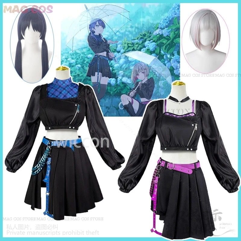 Аниме LoveLive Game Косплей Yugiri Tsuzuri Cosmtume Hasu No Sora Jogakuin School Idol Club Murano Sayaka Dress Lolita Wigs