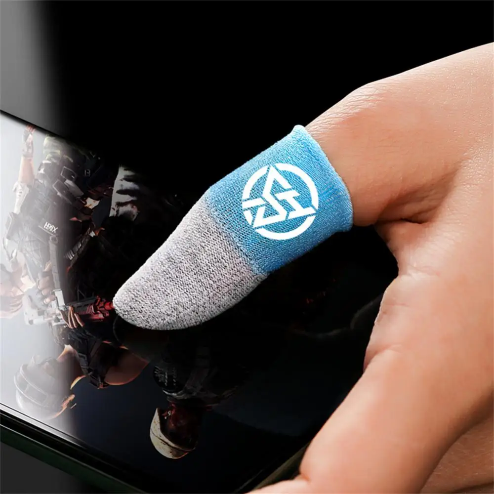 

Universal Game Controller Sterling Silver Fiber Game Finger Cots Durable Finger Cover Convenient Gaming Accessorie Sweatproof