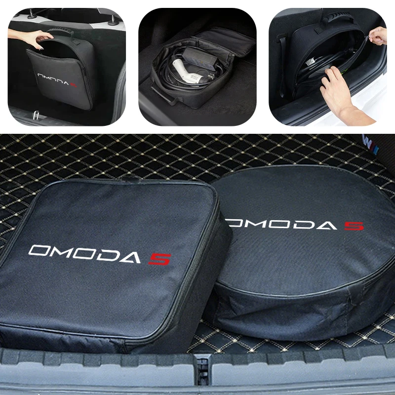 Фото Кабель для зарядки автомобиля Chery Omoda, сумка для хранения зарядного устройства, для моделей 5, C5, FX, 7, 8 Pro, Plus 7, EV PRO, PHEV, FX №4