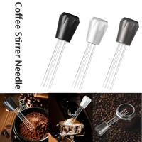 needle style coffee distributor espresso stirring tool stainless steel coffee leveler accessories coffee tamper