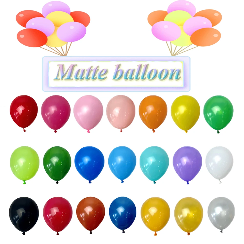 

10/20/30pc 5 inch Pearl Matte Latex Round Balloon Pink Blue White Helium Ball Wedding Birthday Party Decoration Baby Shower Glob