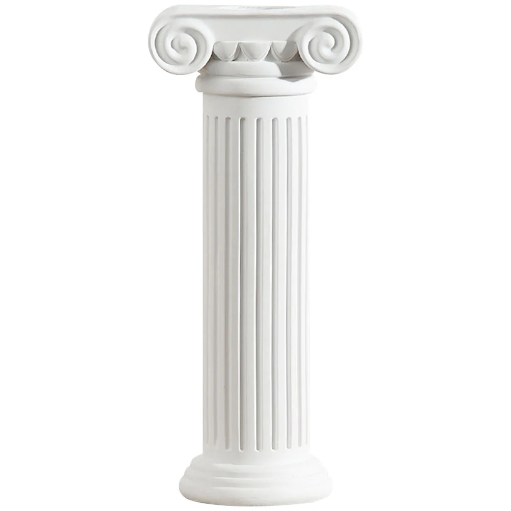 

Roman Column Vase Stand Outdoor Weddings Columns Flowers Pillar Holder Resin Bride Decoration Pot clay