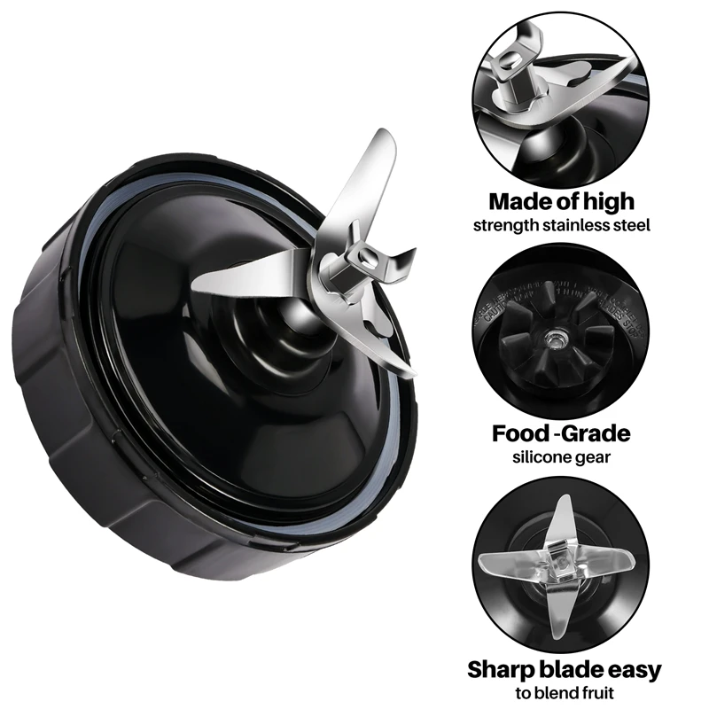 7 лезвий для извлечения плавников детали замены с резиновой шайбой Nutri Ninja Auto IQ BL486