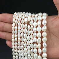 natural pearls freshwater pearl beads high quality irregular shape punch loose beads for jewelry making diy necklace bracelet