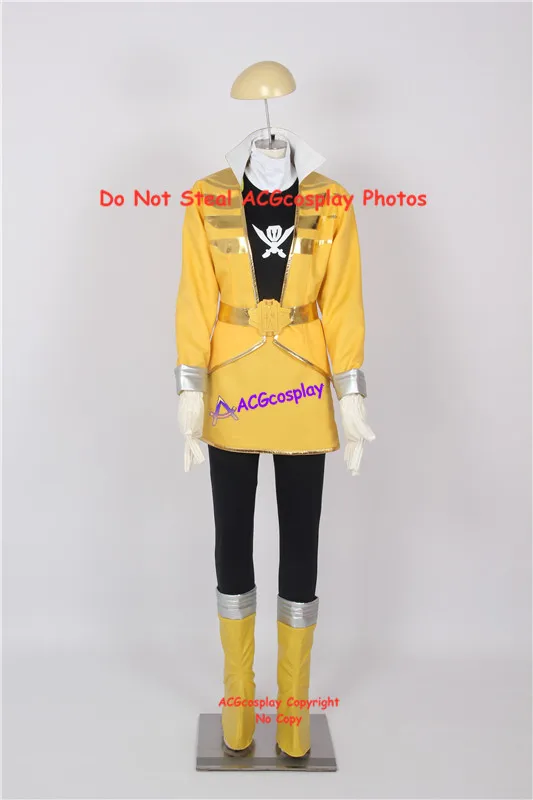 Фото Костюм для косплея Kaizoku Sentai Gokaiger Luka Millfy Gokai Yellow от acgcosplay, включая накладки на ботинки №1