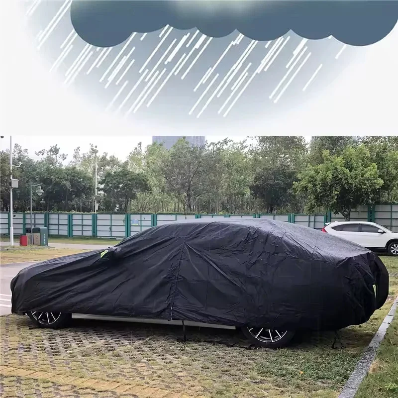 Фото Полный чехол для автомобиля Ford Puma, всепогодный, для улицы, защита от снега, солнца, ультрафиолета и пыли, с отражающими полосами и ремнями для фиксации. №4