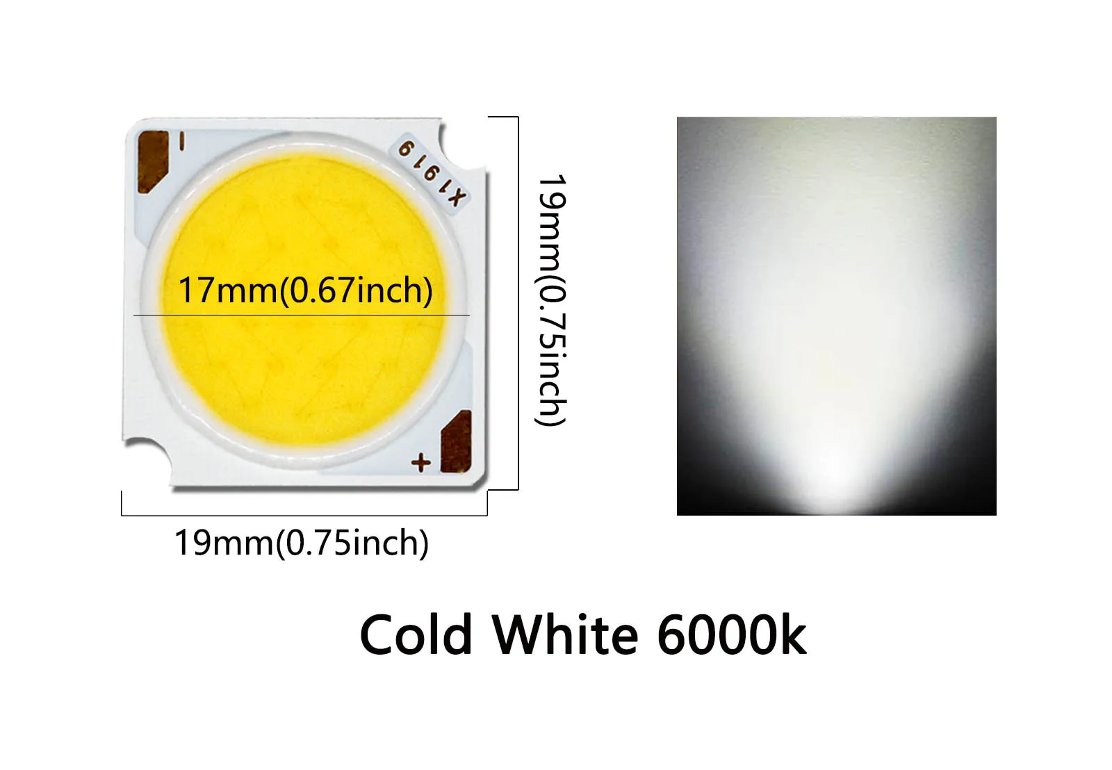 Светодиодные чипы Bridgelux 12-36 Вт теплый/натуральный/холодный белый свет лампочка warm and happy