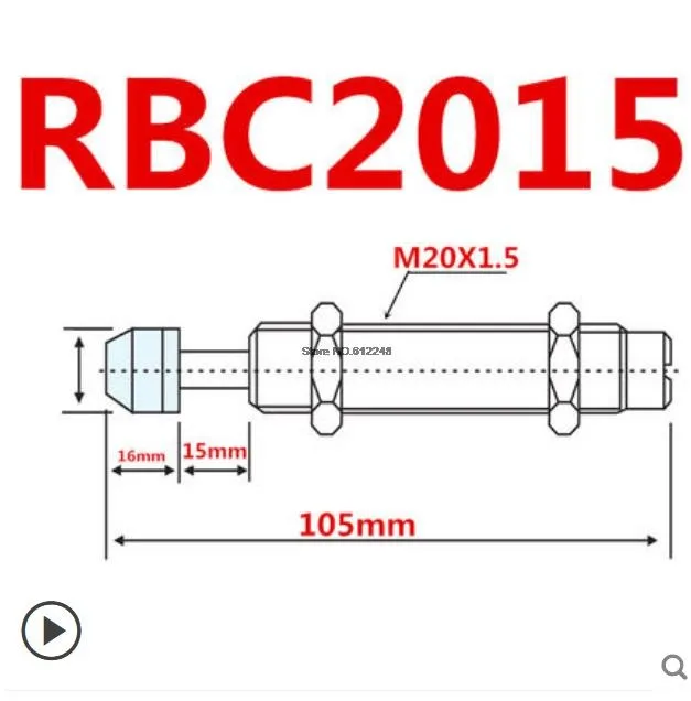 Амортизатор SMC типа RB RBC series RB1210 RBC1210 RB1411 RBC1411 RB1412 RBC1411 RBC1412 RBC1412 RB2015 RBC2015 RB2725 RBC2725