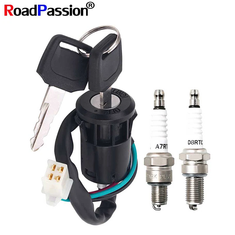 Электрический дверной замок ключ зажигания и свеча для TaoTao Buyang Coolsport Kazuma Sunl Coolster