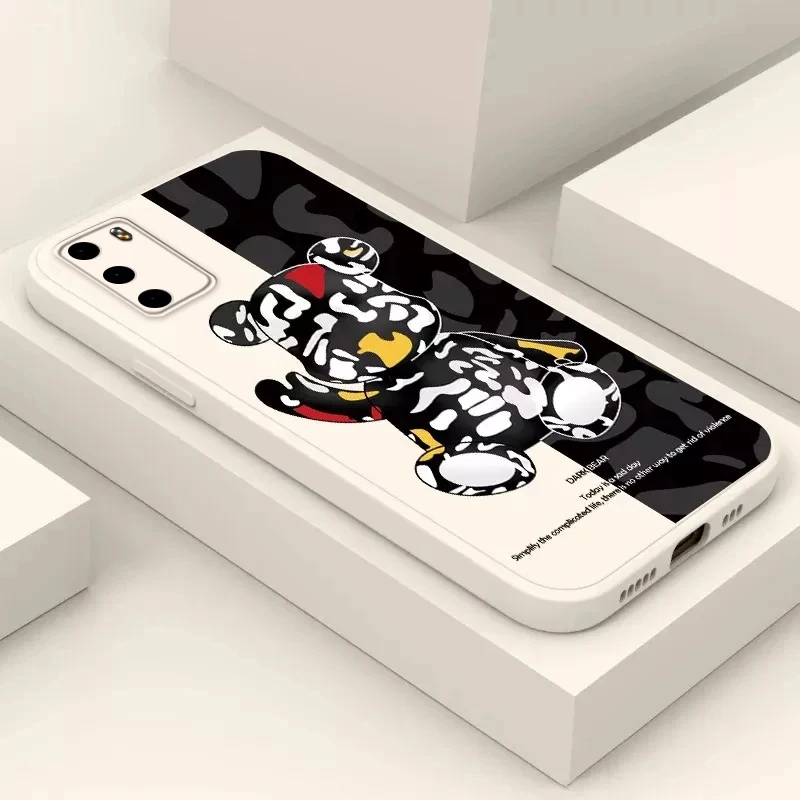 

Phone Case For Oneplus 10 for One Plus 9 Pro 8 8T 9R 9RT 1+Nord 2 CE CE2 N20 5G Fashion Army Cartoon Bear Phone Back Cover