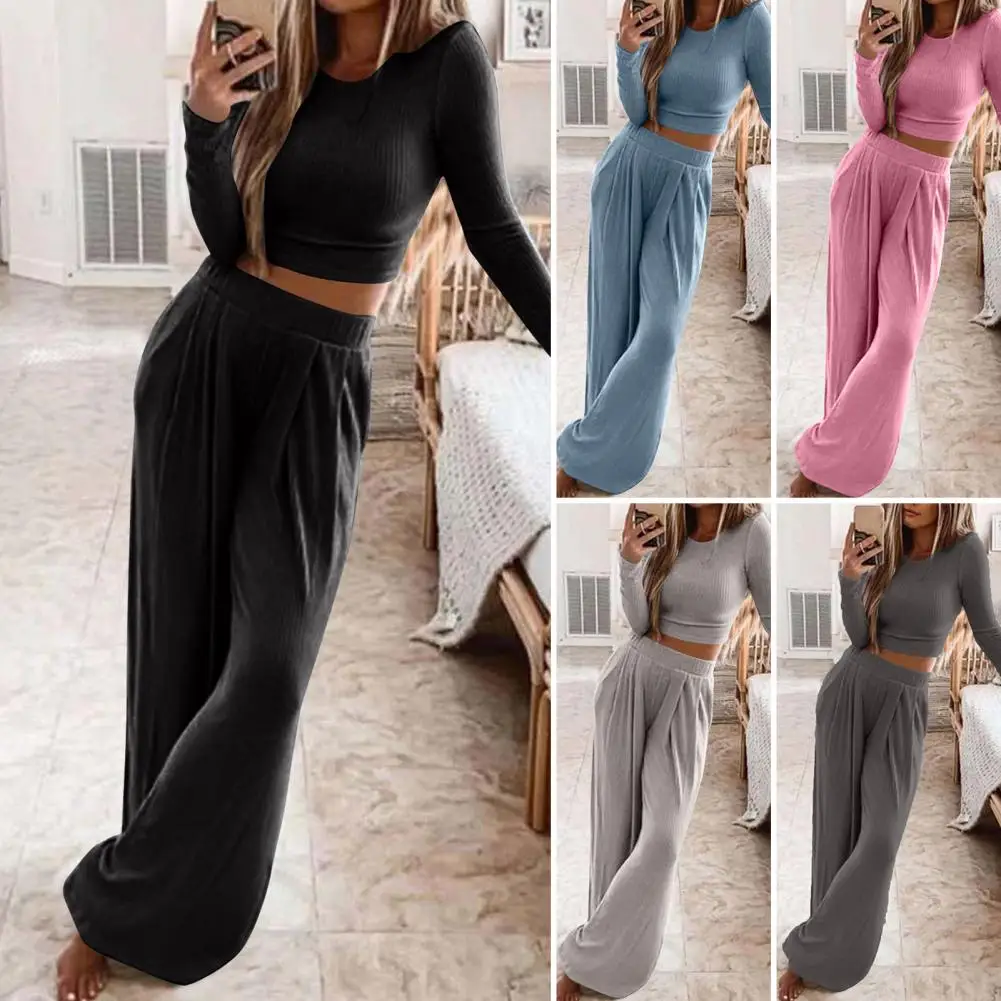 

2 шт./комплект, осенний комплект из блузки и брюк