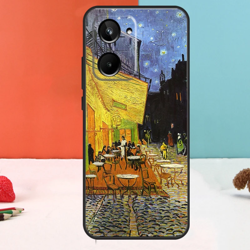 Картина маслом Ван Гога для Realme 11 12 Pro Plus 9 10 GT5 GT3 GT Neo5 C35 C31 C30 C33 C51 C53 C55 C21Y C25s чехол