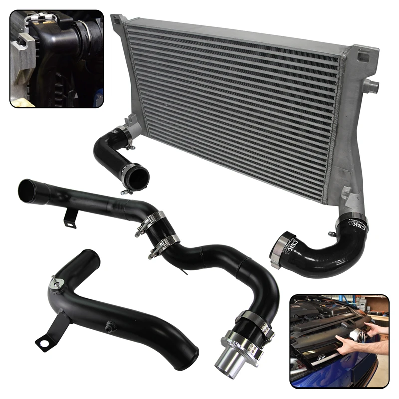 

Комплект труб для интеркулера и зарядки подходит для Audi A3 S3 VW Golf R GTI MK7 Seat Leon 5F Skoda Octavia 5E 1,8 T 2,0 T