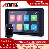 ancel x5 wireless obd2 scanner wifi automotive scanner abs srs oil immo dpf reset obd2 multilingual free update diagnostic tool