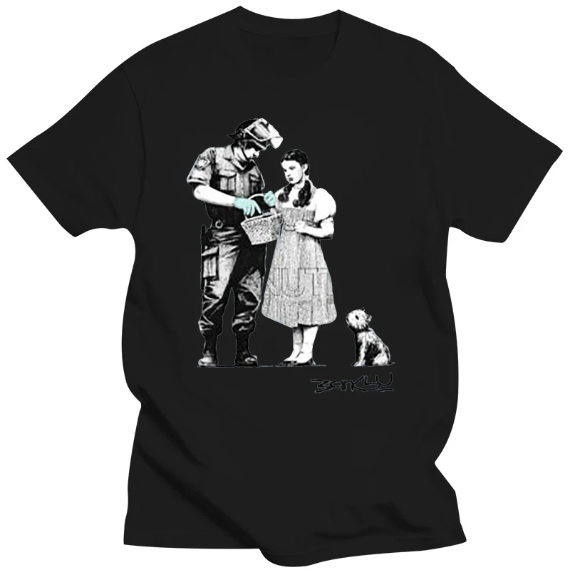 

Banksy Dorothy от Oz Wizard Stop And Search Мужские Женские футболки S-XXL размеры
