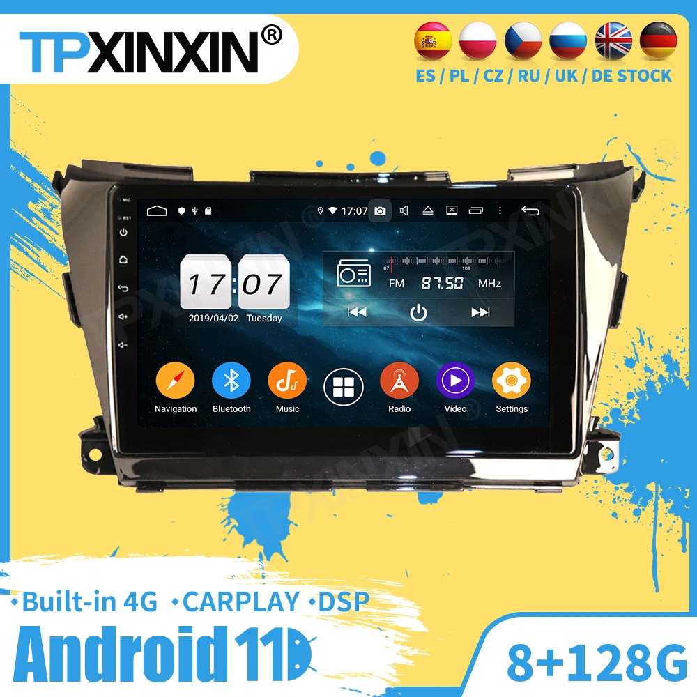 

Car Radio 2 Din Stereo Receiver Android 11 For Nissan Morano 2015 2016 2017 2018 2019 2020 GPS Navi Player Audio Video Head Unit