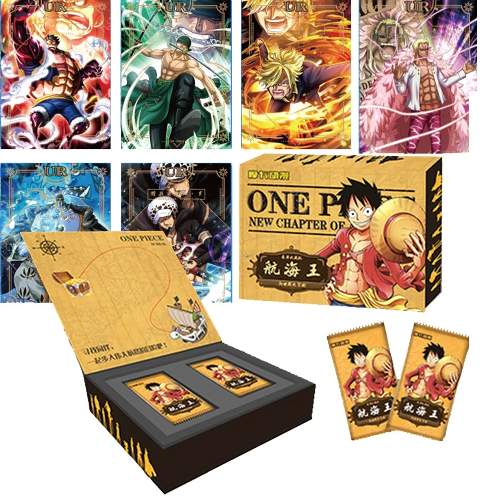 

One Piece Collection Animation Peripheral Character Collection Card Chopper Frankie Luffy Ur Ssr Paper Card Storage Toy