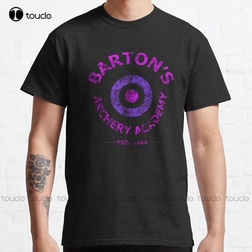 

Barton S Archery Academy Classic T-Shirt Graphic Shirts Custom Aldult Teen Unisex Digital Printing Tee Shirt Xs-5Xl Cotton New