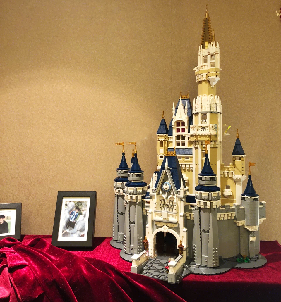 71040 The Princess Castle 4080Pcs City Street View Cartoon Movie Model Building Blocks Bricks Toys For Kids