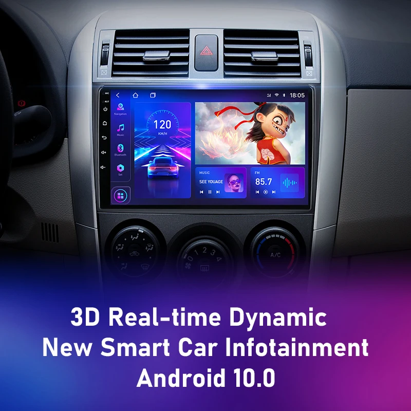 9 android car stereo radio for toyota corolla e140150 2007 2008 2009 2010 2011 2012 2013 multimedia player 2 din dvd speakers free global shipping