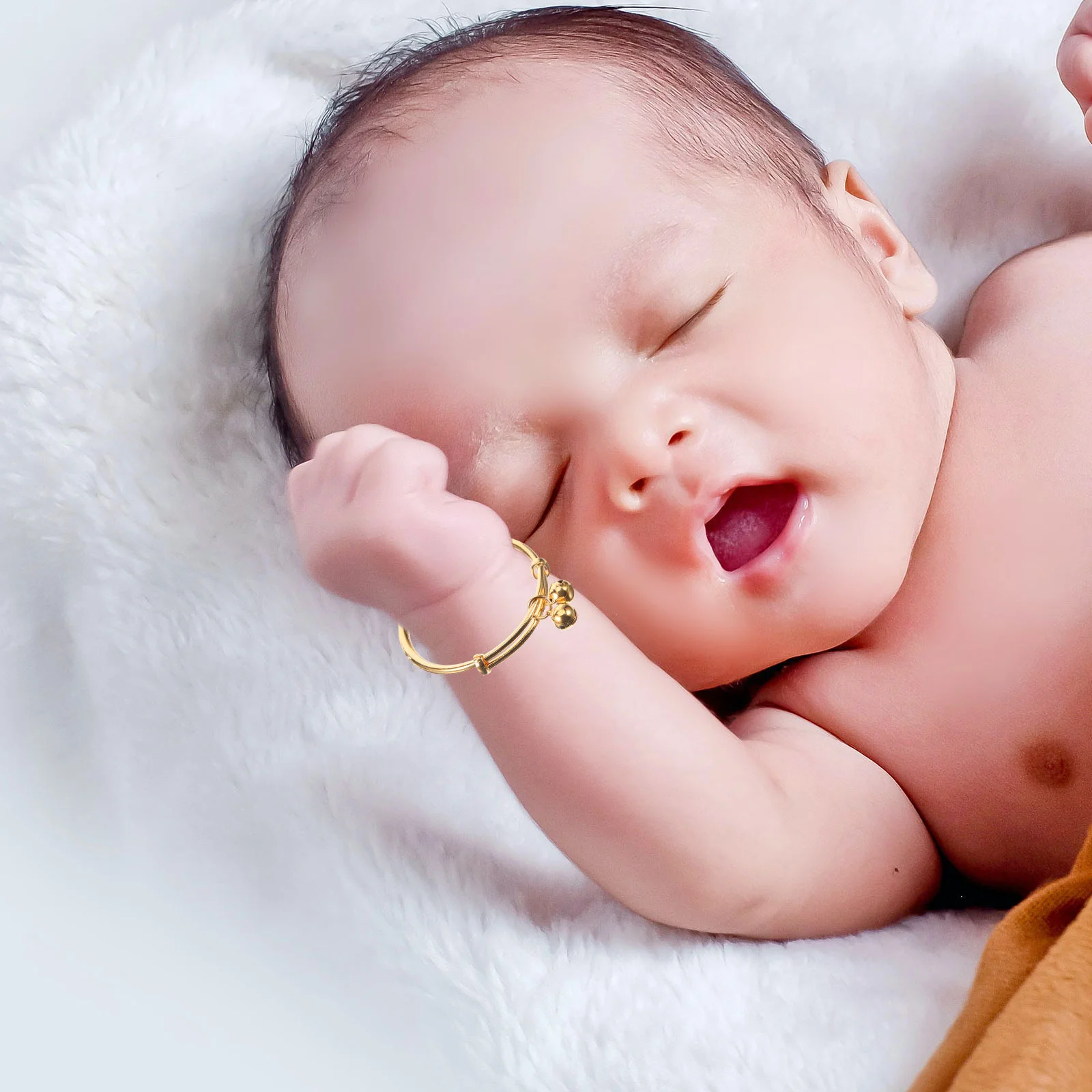 1 шт. детское кольцо на руку стильный браслет из искусственного золота нежный с