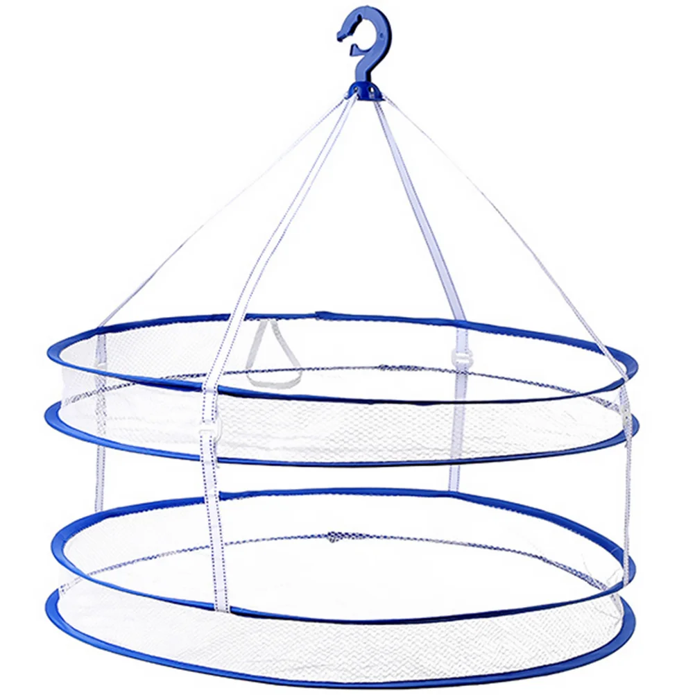 

Drying Dryer Clothes Rack Hanging Net Mesh Laundry Sweater Basket Hanger Cloth Foldable Flat Collapsible Folding Air Dry Hangers