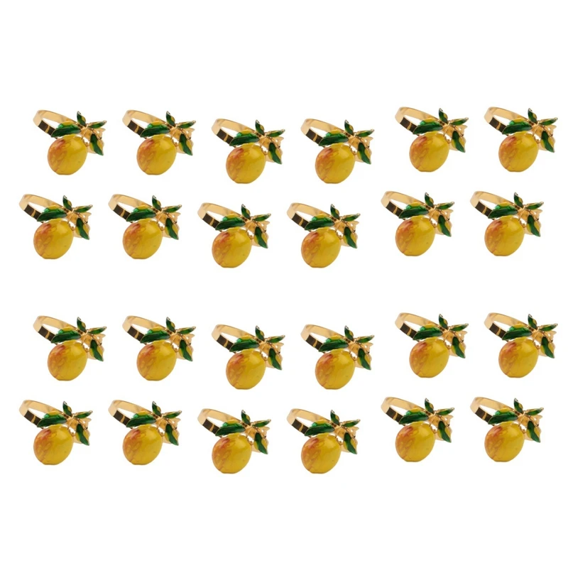 

Кольца для салфеток с тропическими фруктами, 24 шт.