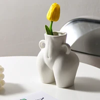 nordic ceramics vases human body home decoration accessories office dining table flower arrangement container dried flower vases