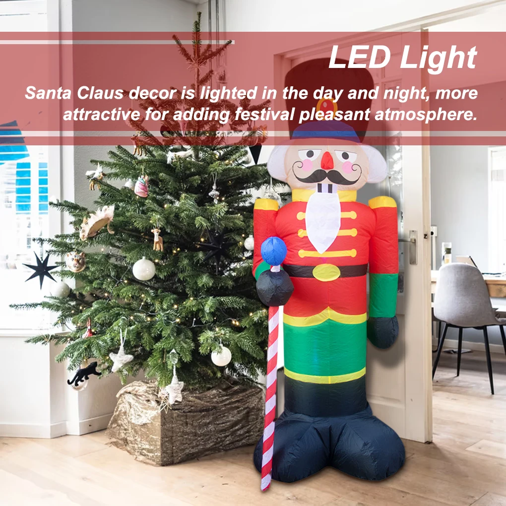 Рождество Новый Год свадьба надувной светодиодный светильник украшение для сада