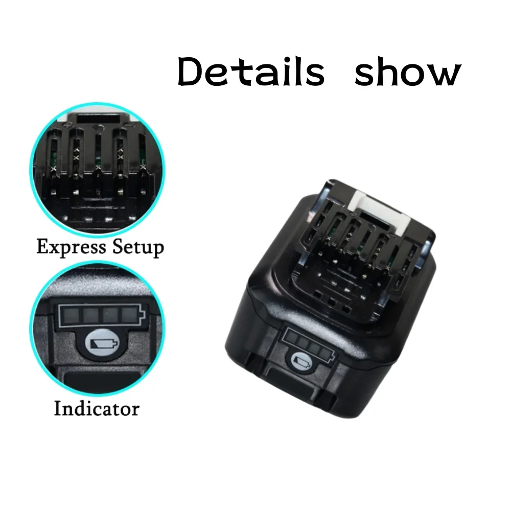 12V Max 6000mAh Li-ion Power Tools Rechargeable Battery for Makita BL1040 BL1040B BL1050B BL1020B BL1041 BL1021