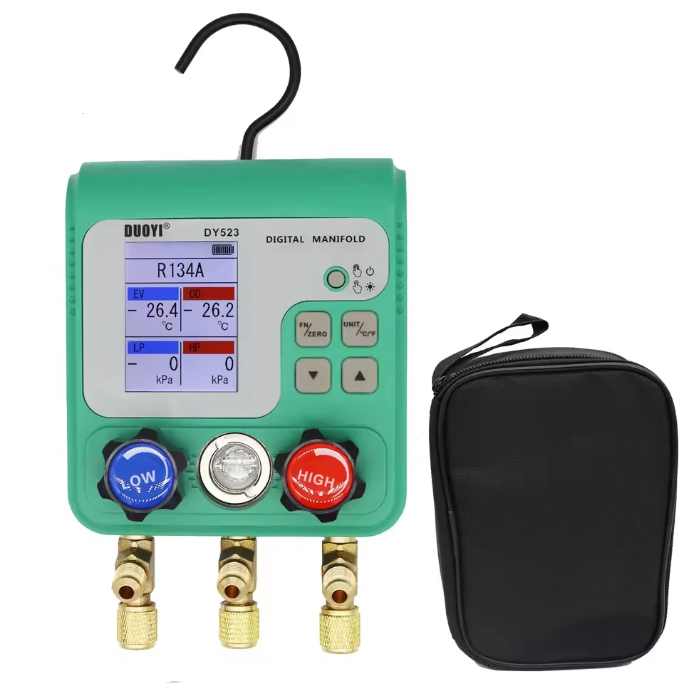 

Цифровой вакуумный манометр, электронный измеритель давления фреона для кондиционеров, прибор для ремонта автомобилей