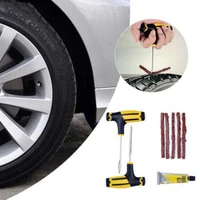 new car tyre repair kit car vacuum tire repair tool with rubber strip fast glue liquid repair tools kit quicken car tool