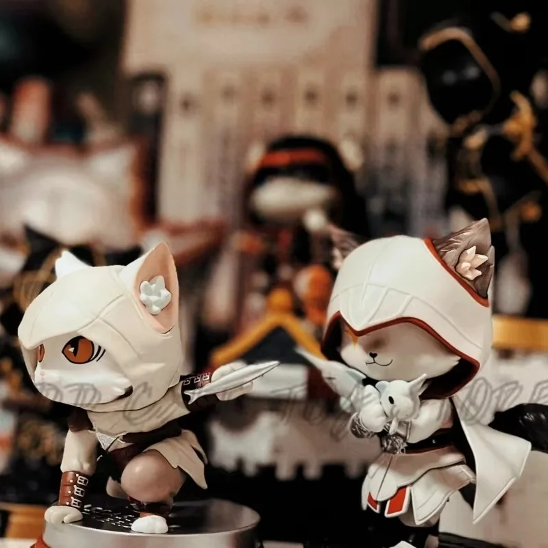 Подлинная Wustyle Assassin Meow Strip Basim Shao Jun 12 см Коллекционная модель анимационный